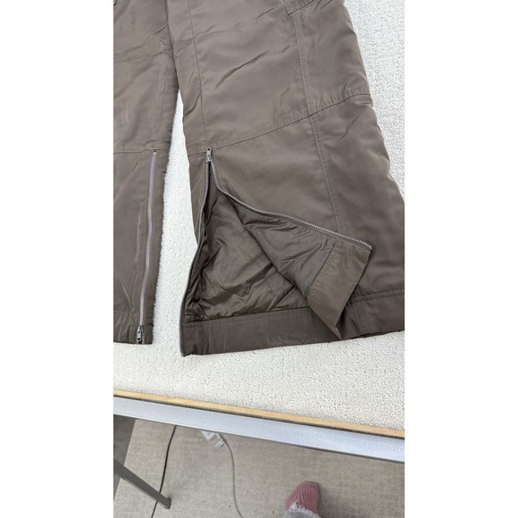 Alo High Waist Ski Moto Cargo Pant Brown Wide Leg XS Women $198 - Picture 5 of 15
